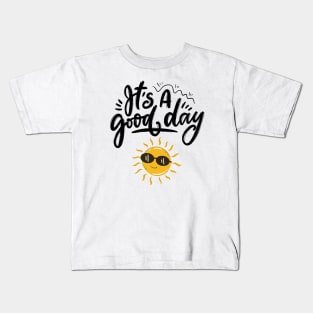 Sun Emoji - It's a Good Day Kids T-Shirt